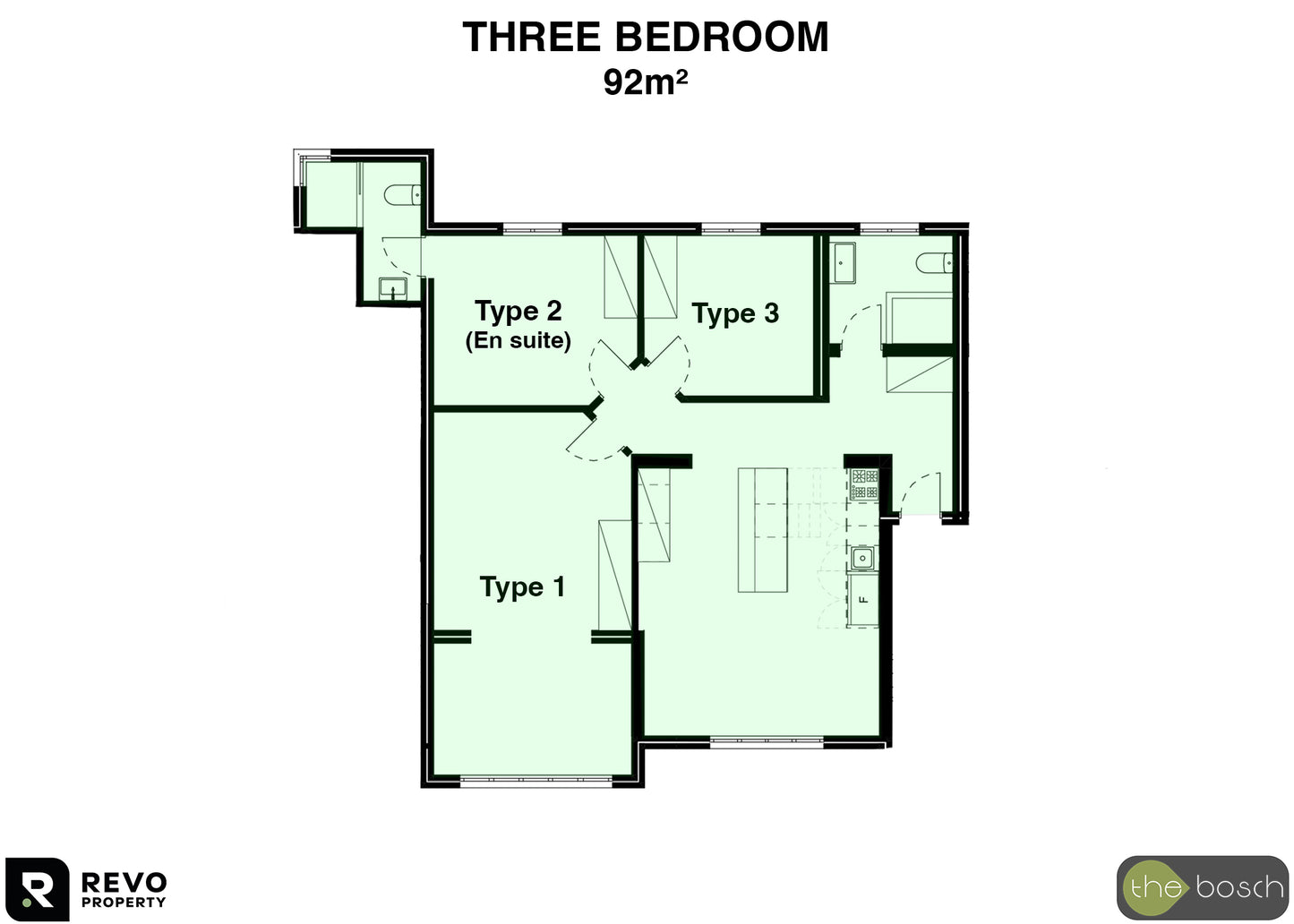 3 Bedroom Shared Apartment (First Floor)