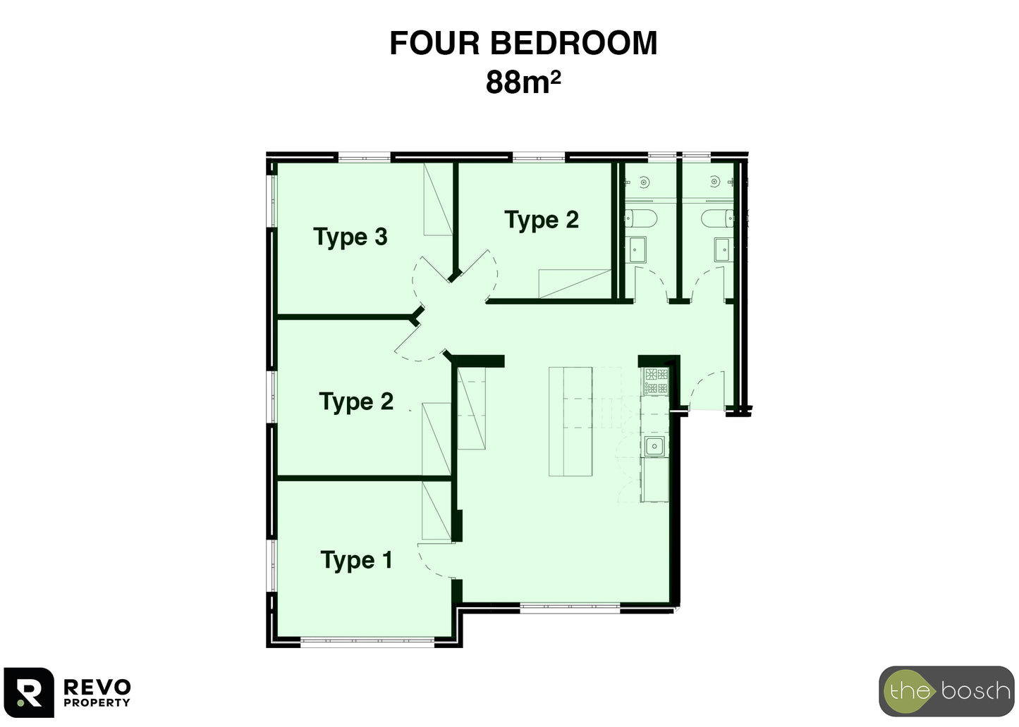 4 Bedroom Apartment (Entire Apartment)